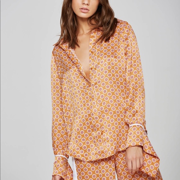 Tops - NWT The East Order Silk Orange Top